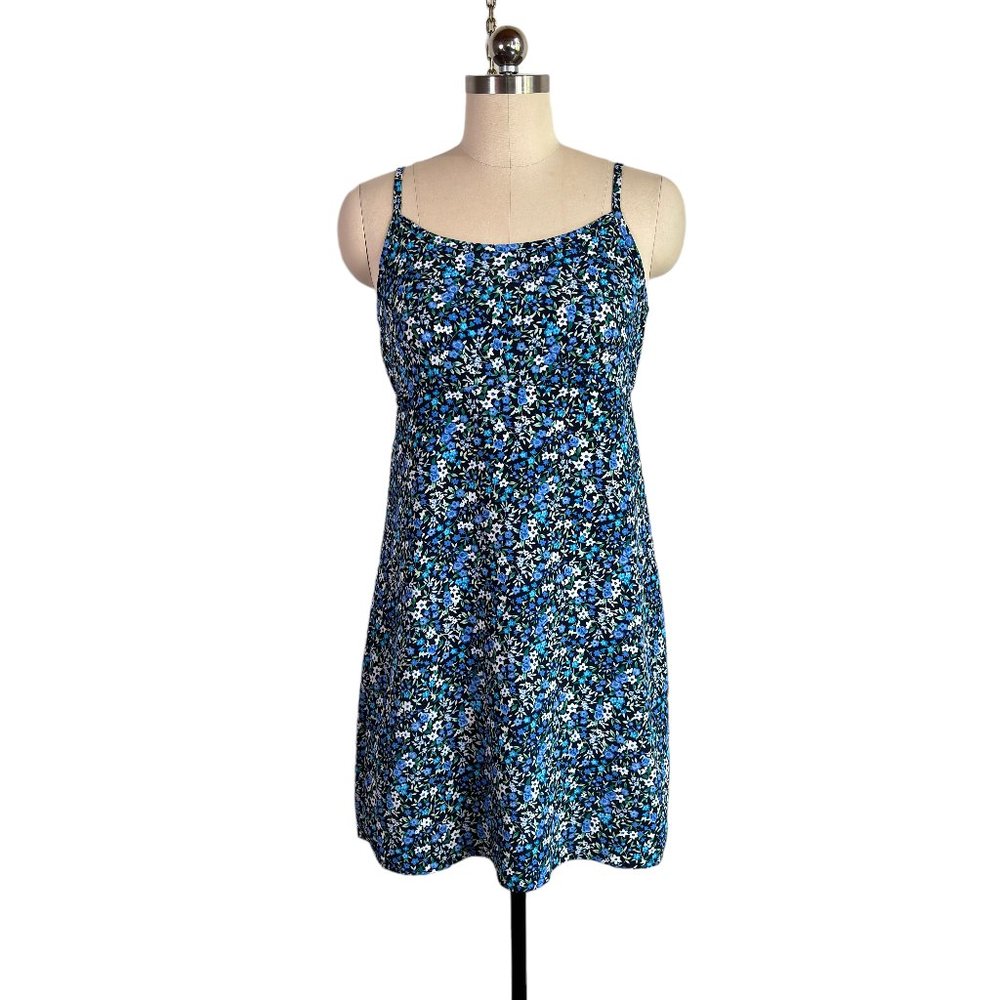vintage y2k 90s babydoll floral slip dress S/M ditsy boho coquette fairy grunge